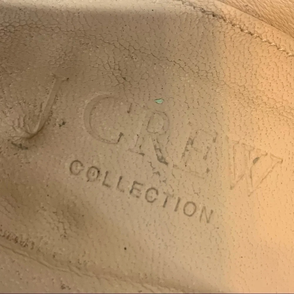 J. Crew Pia Calf Hair Leather Cheetah Platform Heels Women’s 7.5